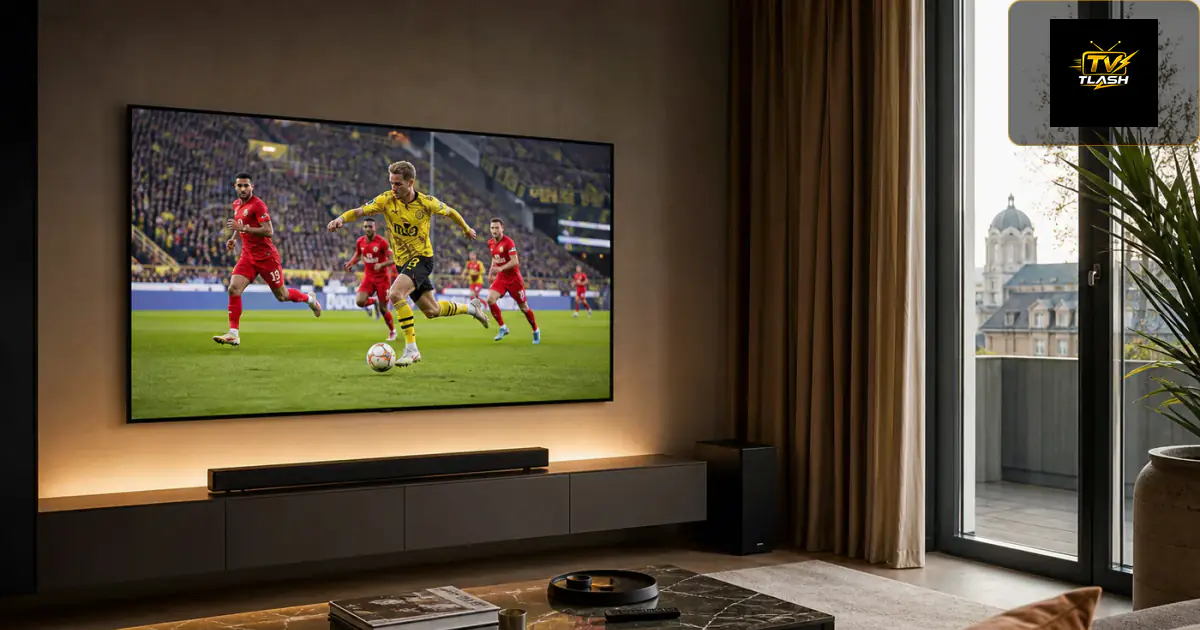 Premium Heimkino mit Soundbar und Live-Sport am Fernseher — beste IPTV Anbieter Deutschland