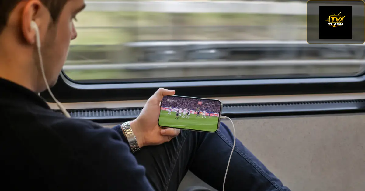 iPhone streamt Bundesliga unterwegs mit Kopfhörern — IPTV für iPhone