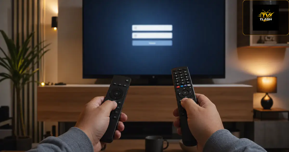 Zwei Fernbedienungen, neuer Login am Fernseher — IPTV Anbieter wechseln